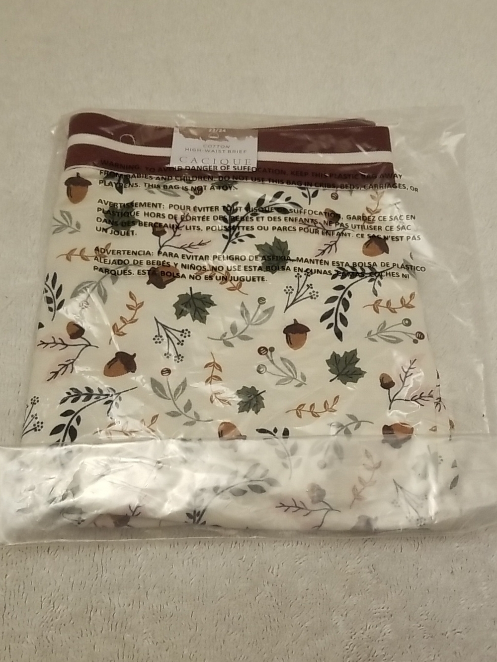 Cacique 22/24 Cotton High Waist Brief - Picture 5 of 10